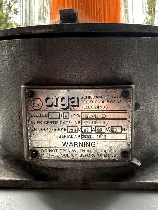 Przemysłowa Lampa z Platformy wiertniczej  Orga Loft Industrial)