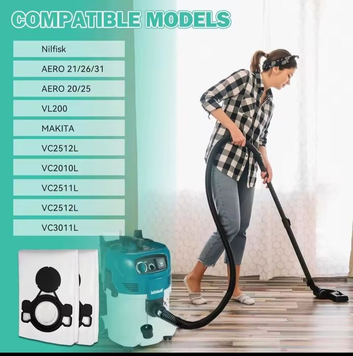 Мешок для пылесоса Makita VC 2512L   Мішки для  будівельного пилососа