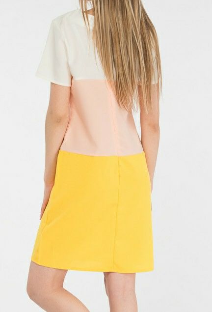 Платье трёхцветное размер 42-44