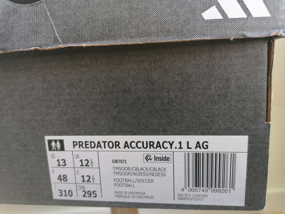 Adidas Predator Accuracy 1 L AG Tam 48