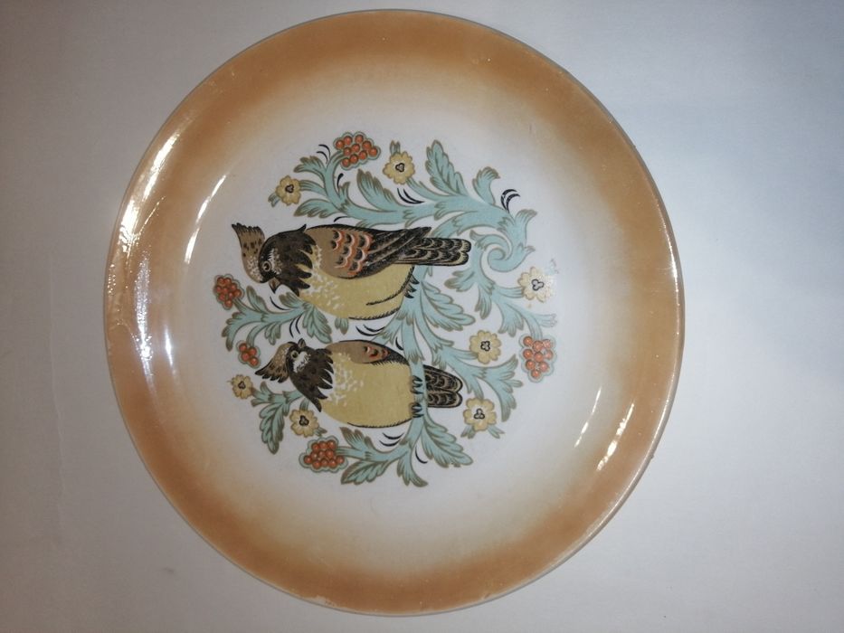 Блюдо красивое, большое 2-х расцветок. Будянский ФЗ