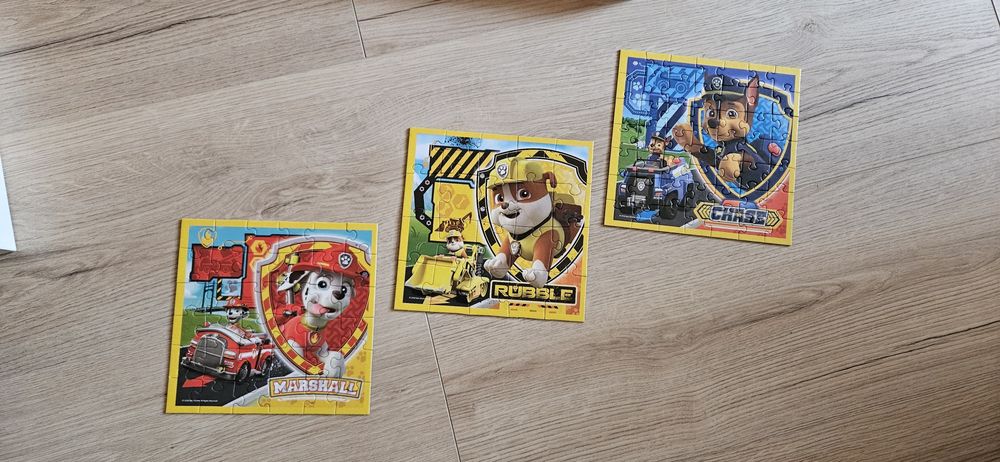 Puzzle Paw Patrol/Psi Patrol, 20, 36 i 50 elementów Trefl.