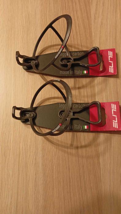 Koszyki na bidon Elite Leggero Carbon 2.5 komplet 2 szt. - nowa wersja