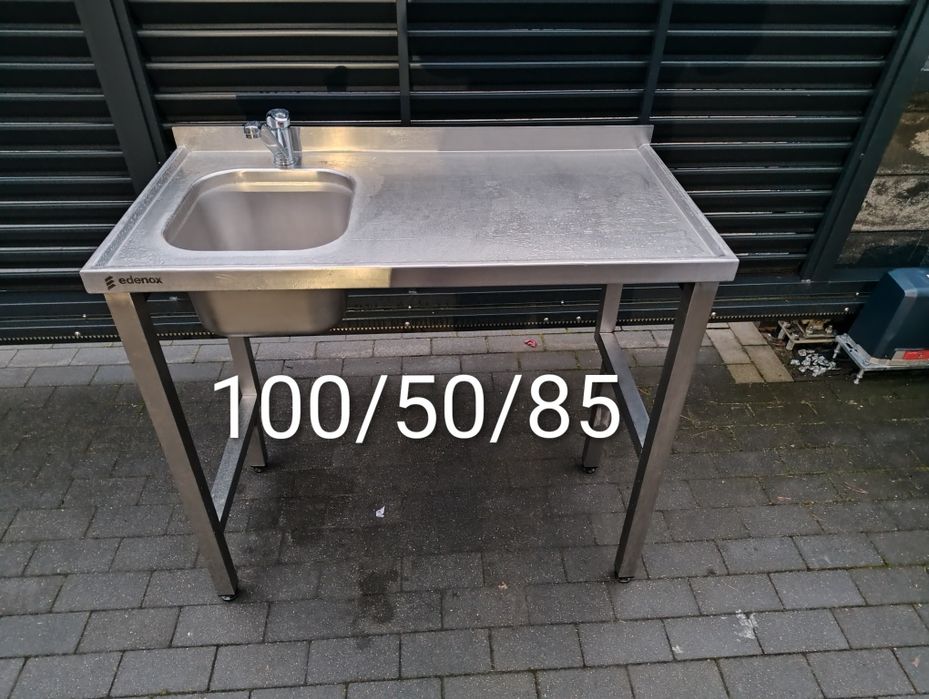 Szafka nierdzewna z zlewem