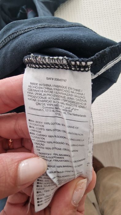 Sweat Converse preta