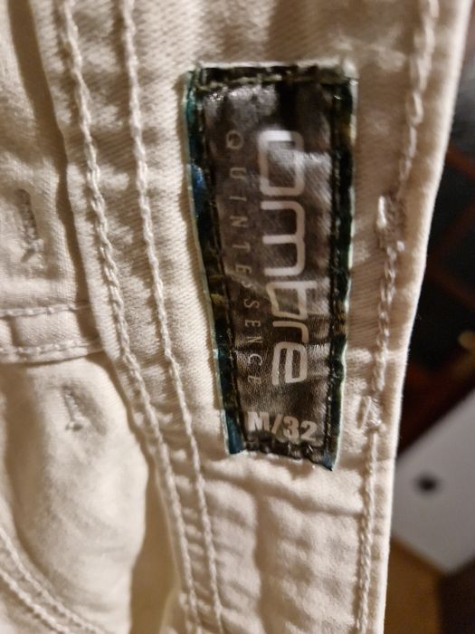 Spodenki szorty męskie jeansowe ombre