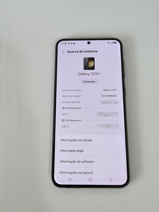 Samsung S23 plus 256gb. Muito bom.