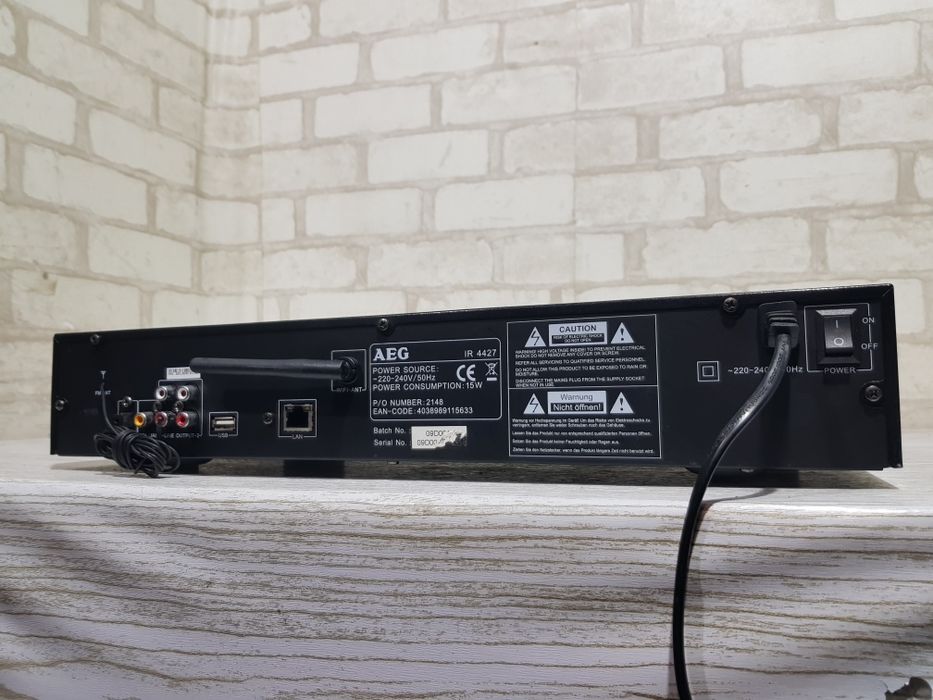 Інтернет радіо AEG IR-4427, Wi-Fi, USB, LAN, б/у з Німеччини