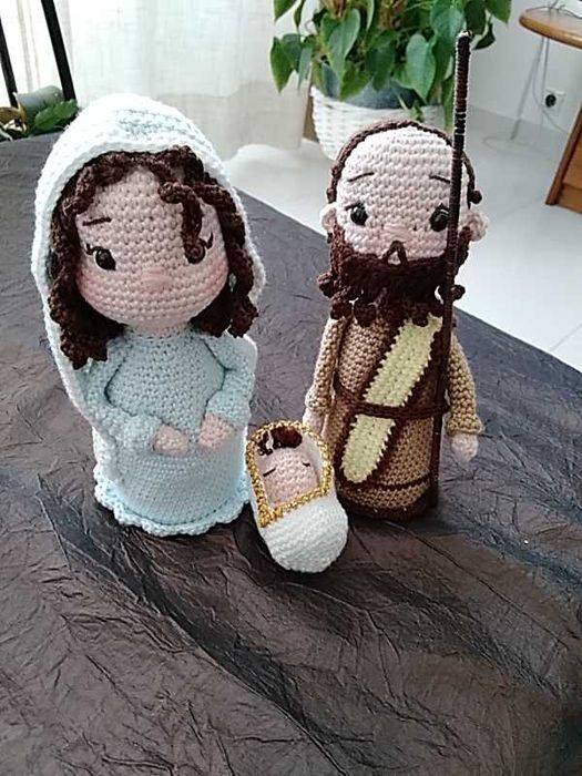 Presépio em amigurumi