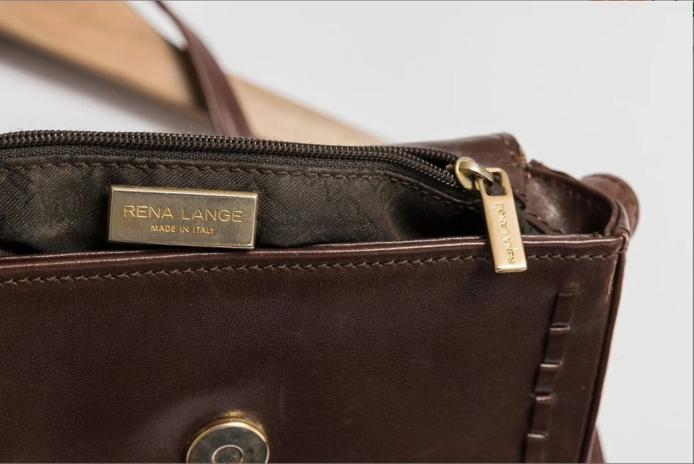 Вінтажна шкіряна сумка