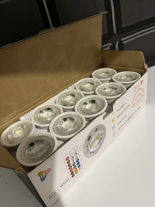 Комплект точкових LED-світильників RGB + White