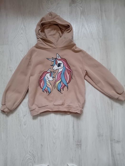 Bluza z jednorożcem h&m rozmiar 110/116
