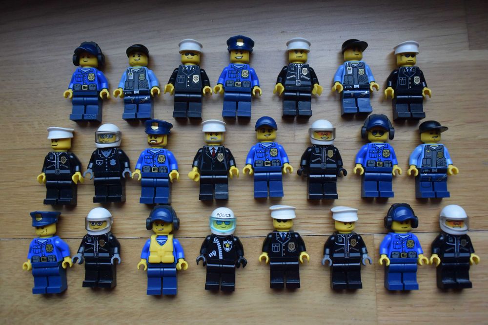LEGO City Policja Figurka Minifigures Policjant Policja 23 Figurki