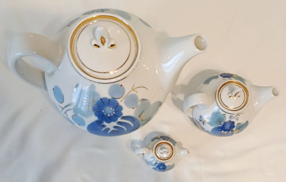 Чайники для заварювання "Блакитні квіти".