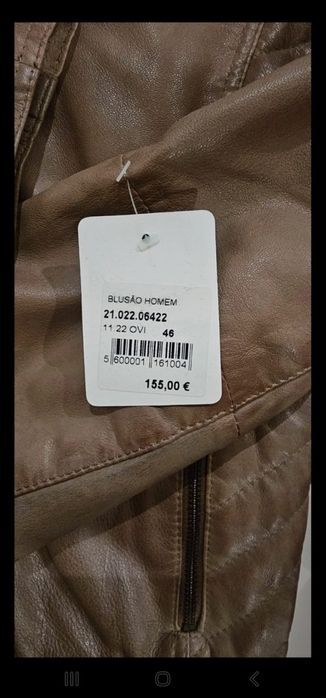 Casaco de pele homem novo nunca usado como se vê nas fotos...e de pele