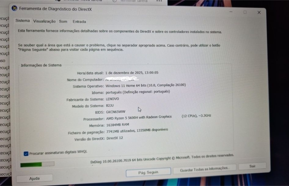 Portátil Lenovo Legion 5