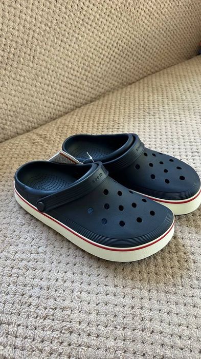 Уцінка! Сабо крокс Чоловічі Crocs Off Court Navy 40-41р m8 26см