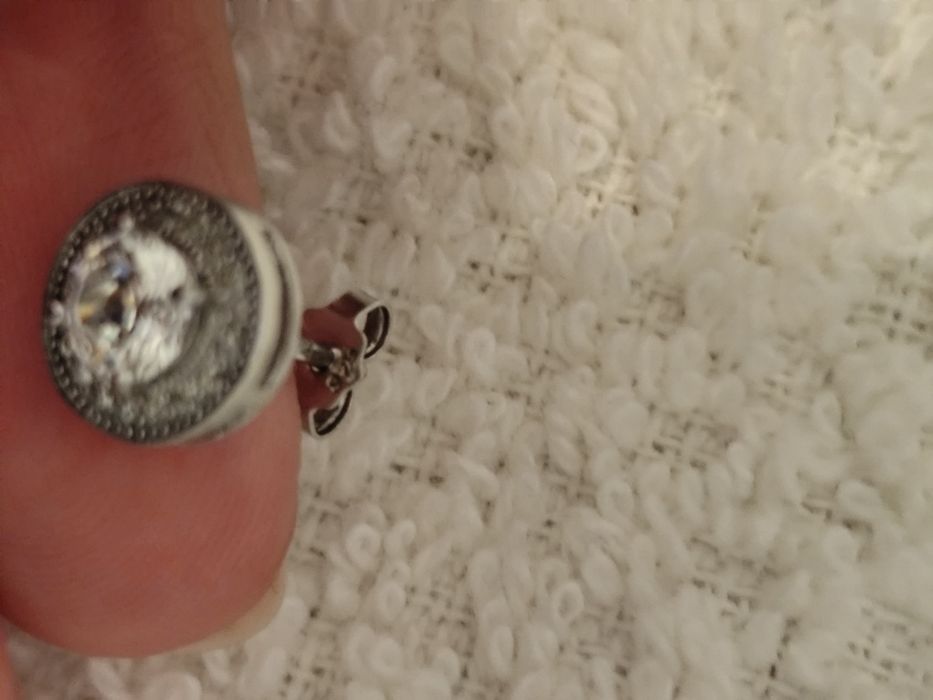 Conjunto brincos prata