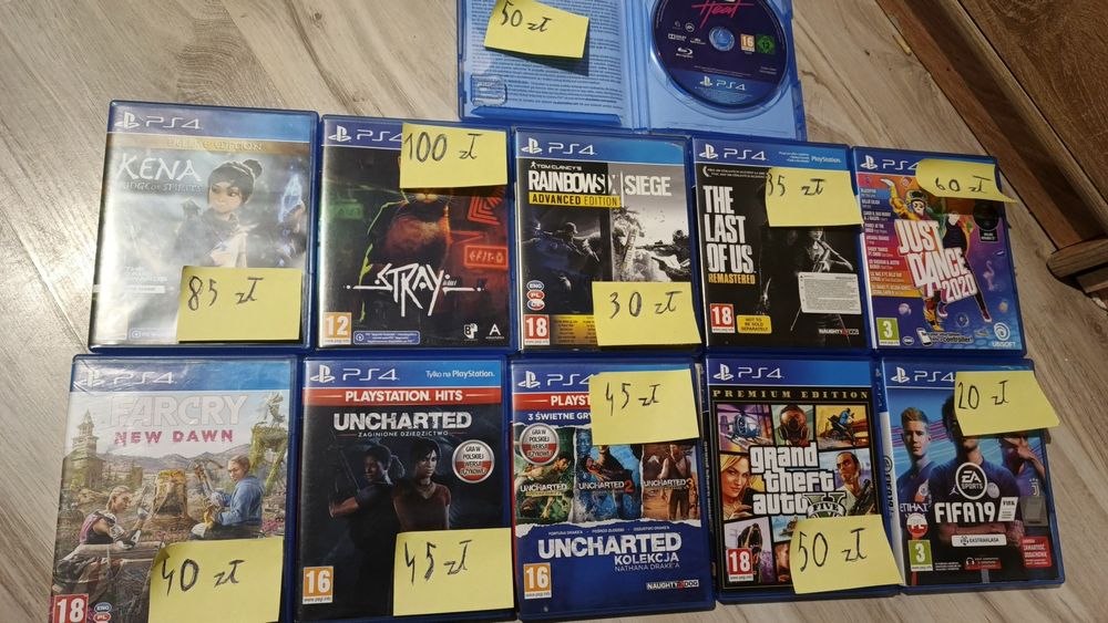 Sprzedam gry na ps4