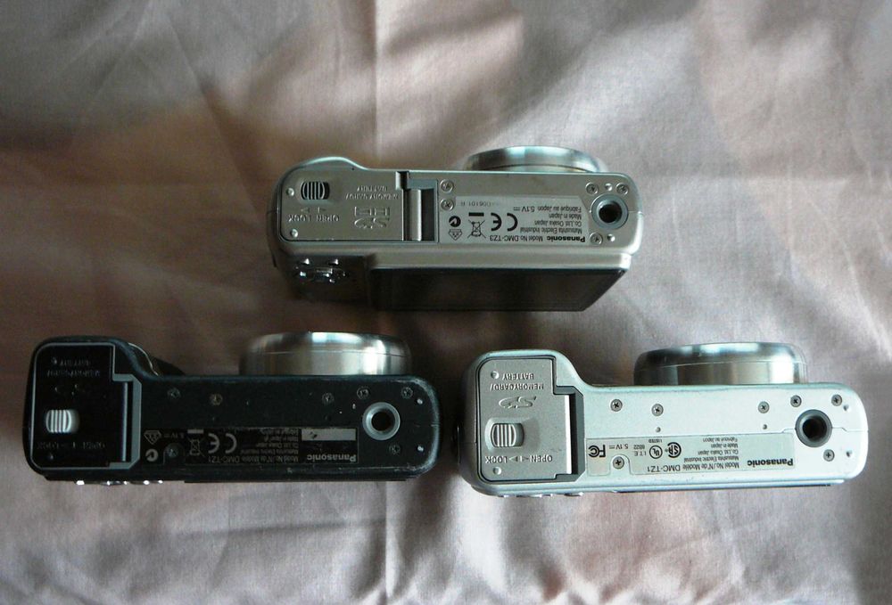 мегалот фотоапаратів panasonic lumix dmc tz1 і tz3