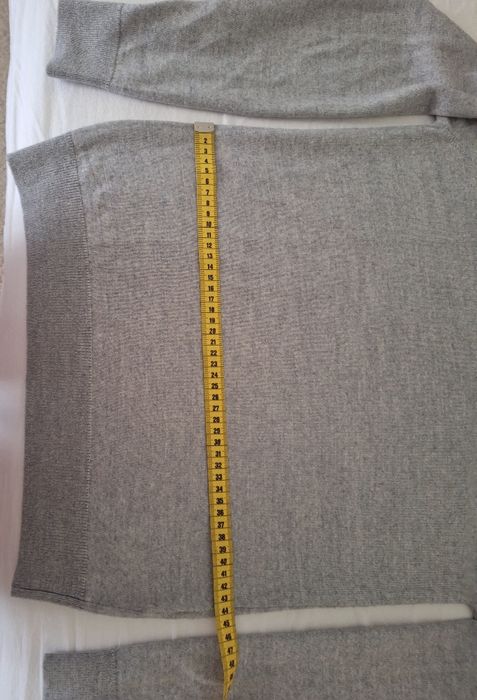 Golf męski -wełna, akryl M  szary