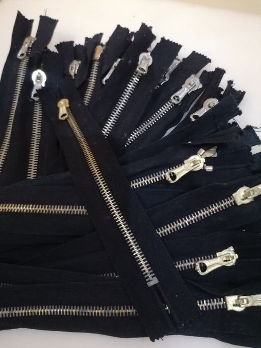 Lotes 10 Fechos = 2€ Metal 10cm 12cm 15cm 18cm Fabrico nacional Artigo