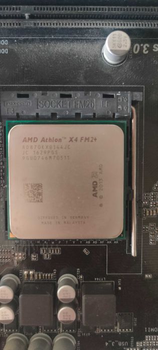 Комплект amd athlon x4 870k 4.1 GHz 4 core та asrock fm2a68m-dg3+: 1 ...