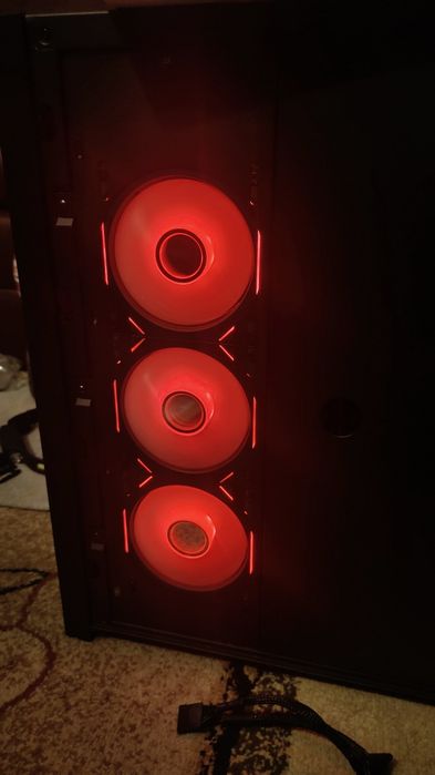 Wentylatory RGB, zestaw  hub z pilotem