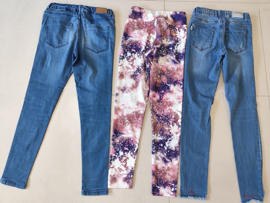 Lote de 3 Calças para Menina - Skinny Fit (13-14 anos / 164 cm)