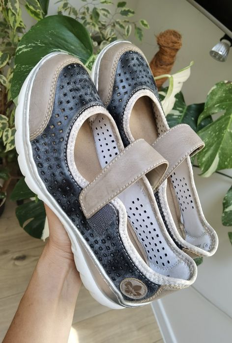 Rieker półbuty, baleriny damskie 39