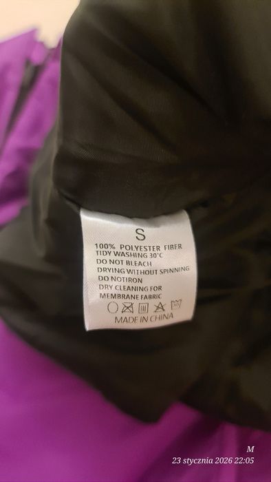 Spodnie narciarskie snowboardowe rozmiar S