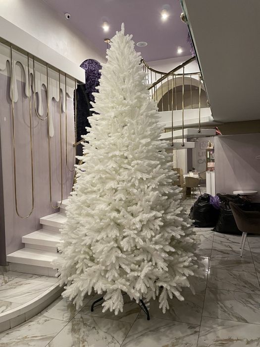 Лита ялиночка ЖОЗЕФІНА на металевих крабах(металеві шарніри).Біла