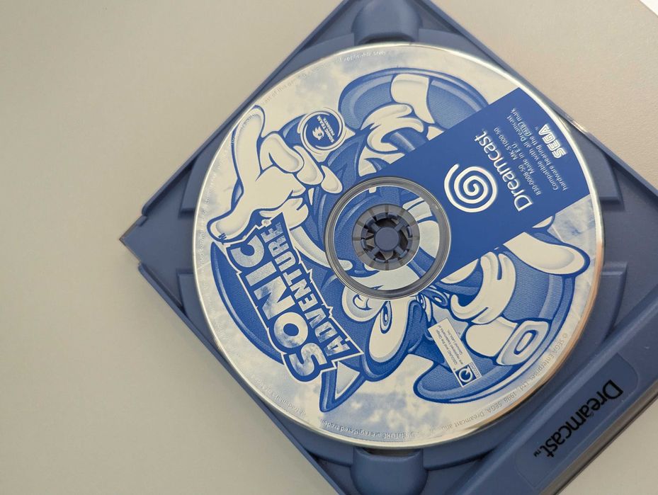 Dreamcast Sonic Adventure - título de lançamento icónico