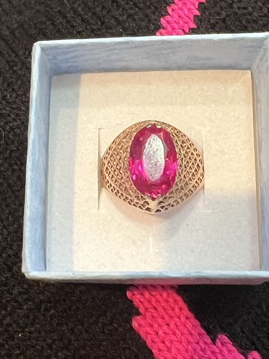 Cydny pierscionek zloto 585