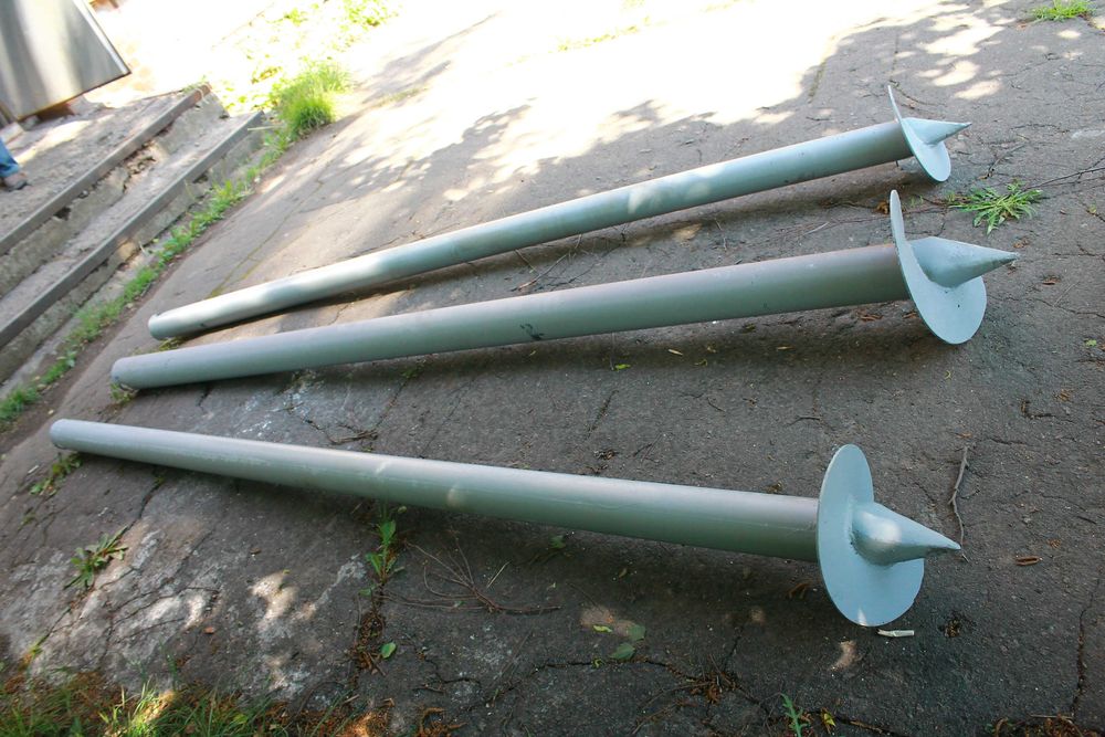 Винтовой фундамент, сваи, наконечники, геошуруп, монтаж, производство ...