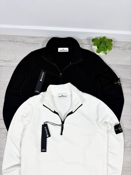 ‼️NEW‼️БЕЗ ПРЕДОПЛАТ‼️Мужская кофта полу замок стон исланд stone island | мужская полу зипка стон исланд | кофта стоник | зипка стон Айленд | 1/3 стон