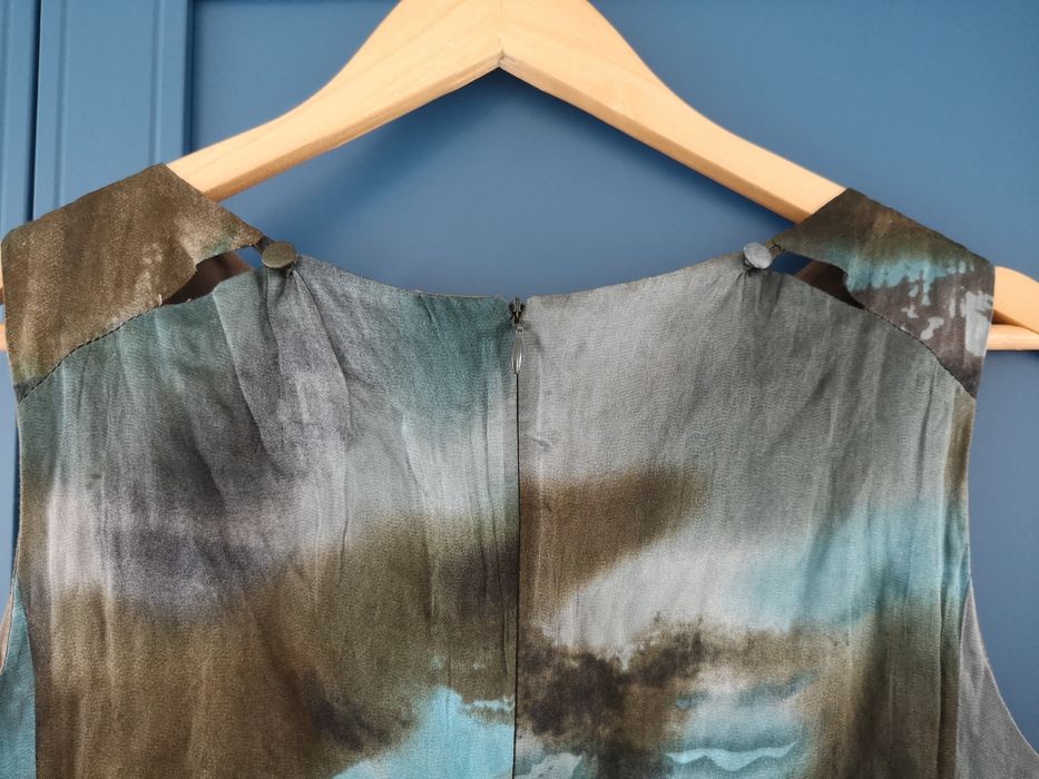 Jedwabna sukienka rozmiar 38