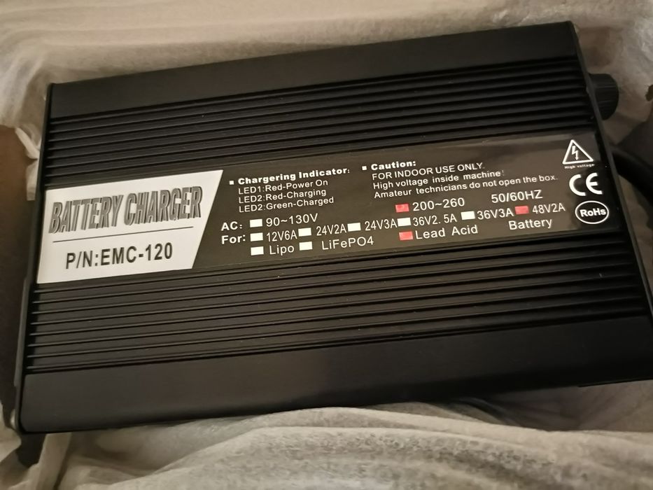Vendo Carregador 48V para Baterias Chumbo (PB) / Lead Acid