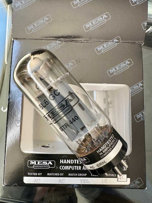 Válvulas Mesa Boogie 6L6 GC STR-440 – Dueto (par emparelhado)