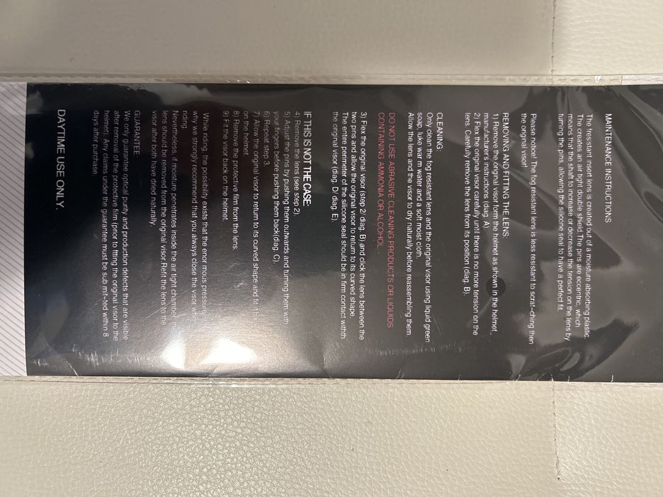 Pinlock para capacete  LS2