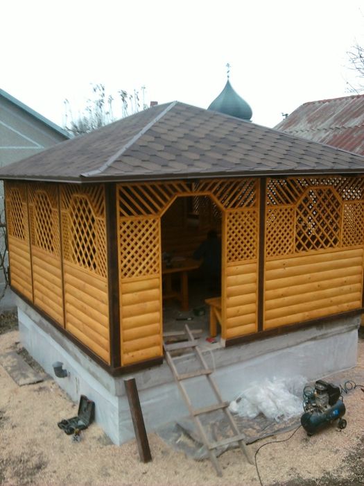 Беседки(альтанки) від виробника. Вироби з дерева.