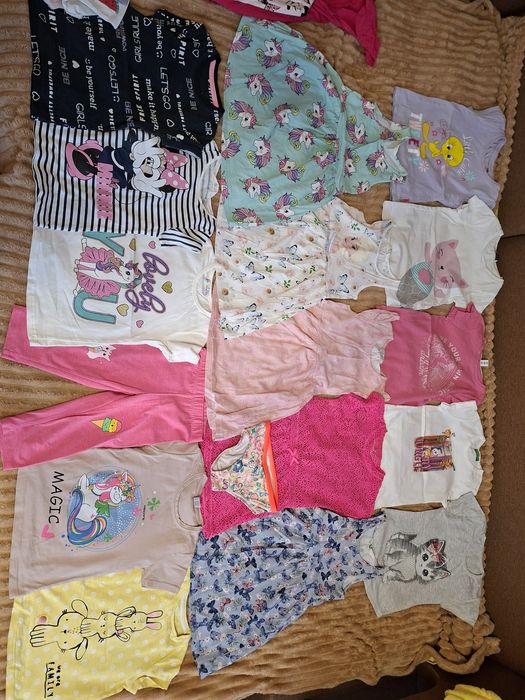 Пакет летних вещей на девочку 4-6 лет