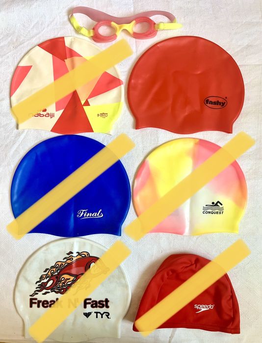 Круг, шапочки для плавання