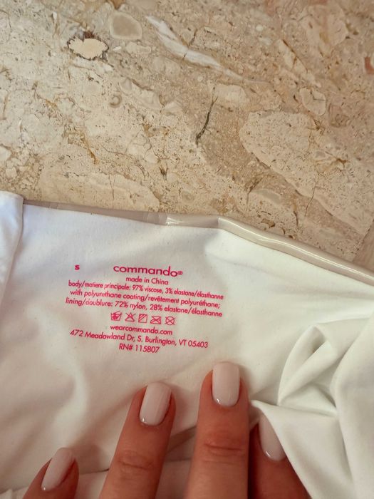 Шкіряні легінси з глянцевим ефектом Commando