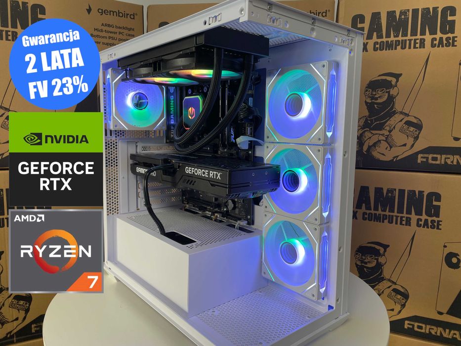 Komputer Gamingowy Ryzen 7 9800x3D 32GB 1000GB RTX 5070Ti 16gb Win11