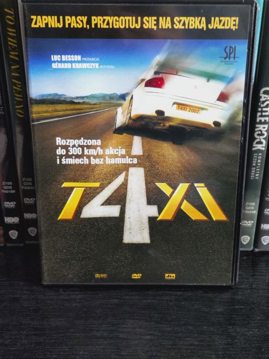 Taxi kolekcja DVD 1-4, płyty bez rys