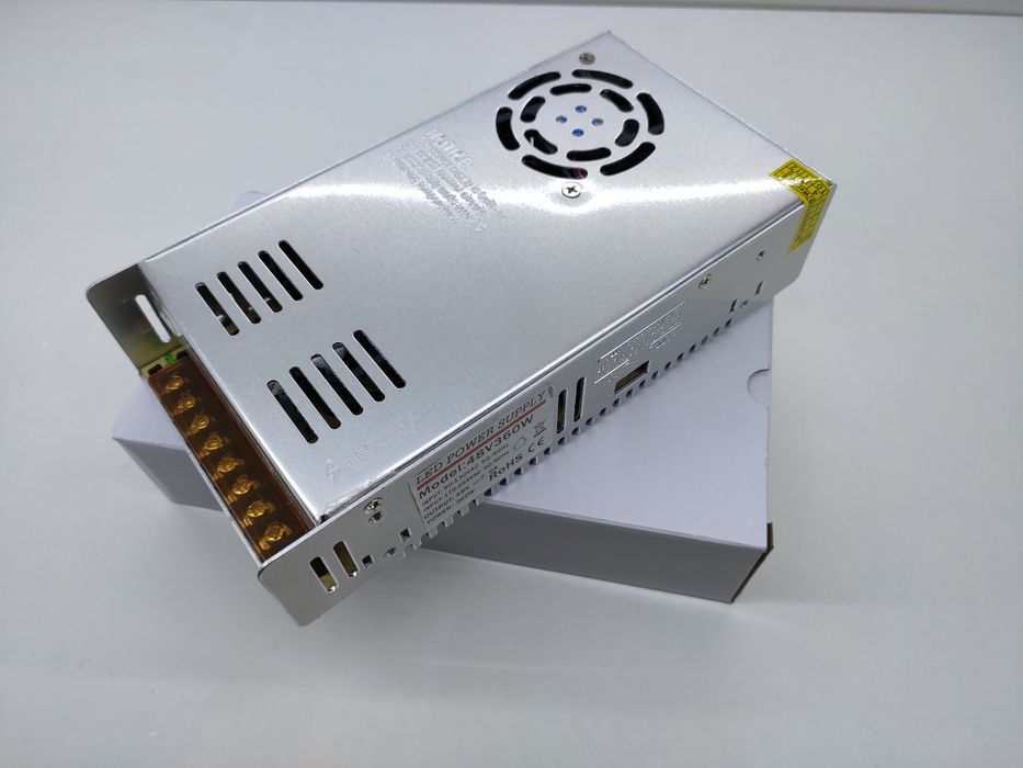 Блок питания 48 вольт 7,5 ампер 360 ватт