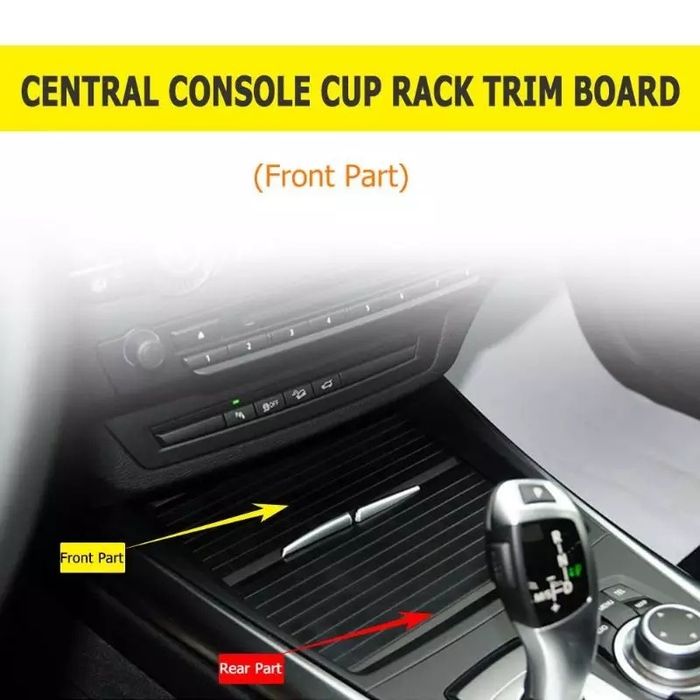 Cortina persiana de deslizamento da consola central bmw x5 e70 x6 e71