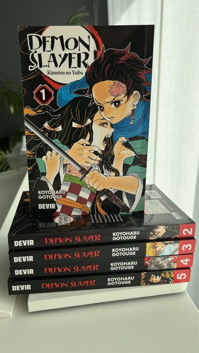 coleção de livros de Anime