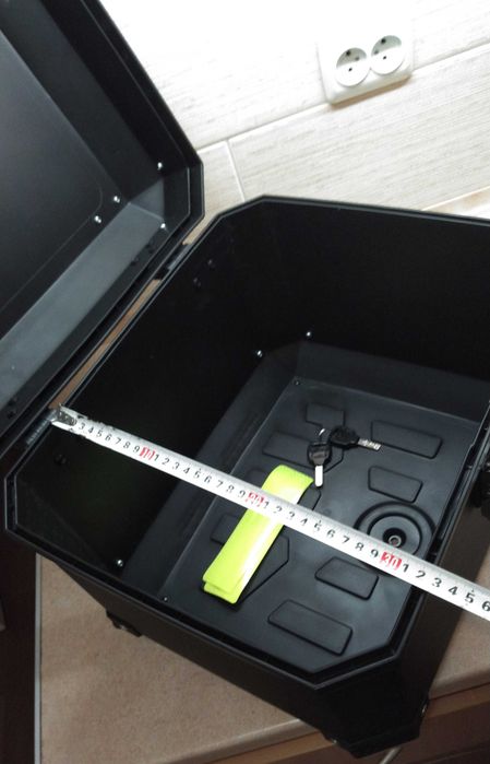 Кофр мото 45л универсальный мотоцикл багажник ABS пластик